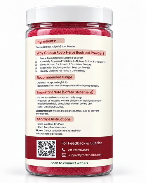 Beetroot Powder | Pure Chukandar Superfood for Drinks & Smoothies (150g)