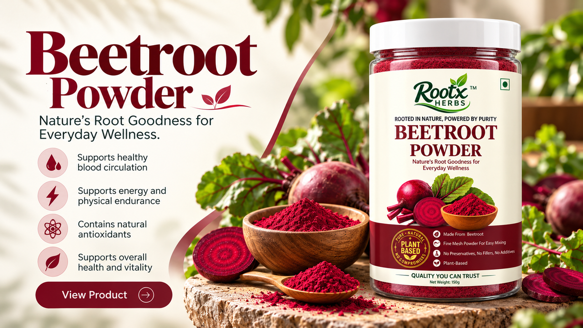 Beetroot Powder promotional banner