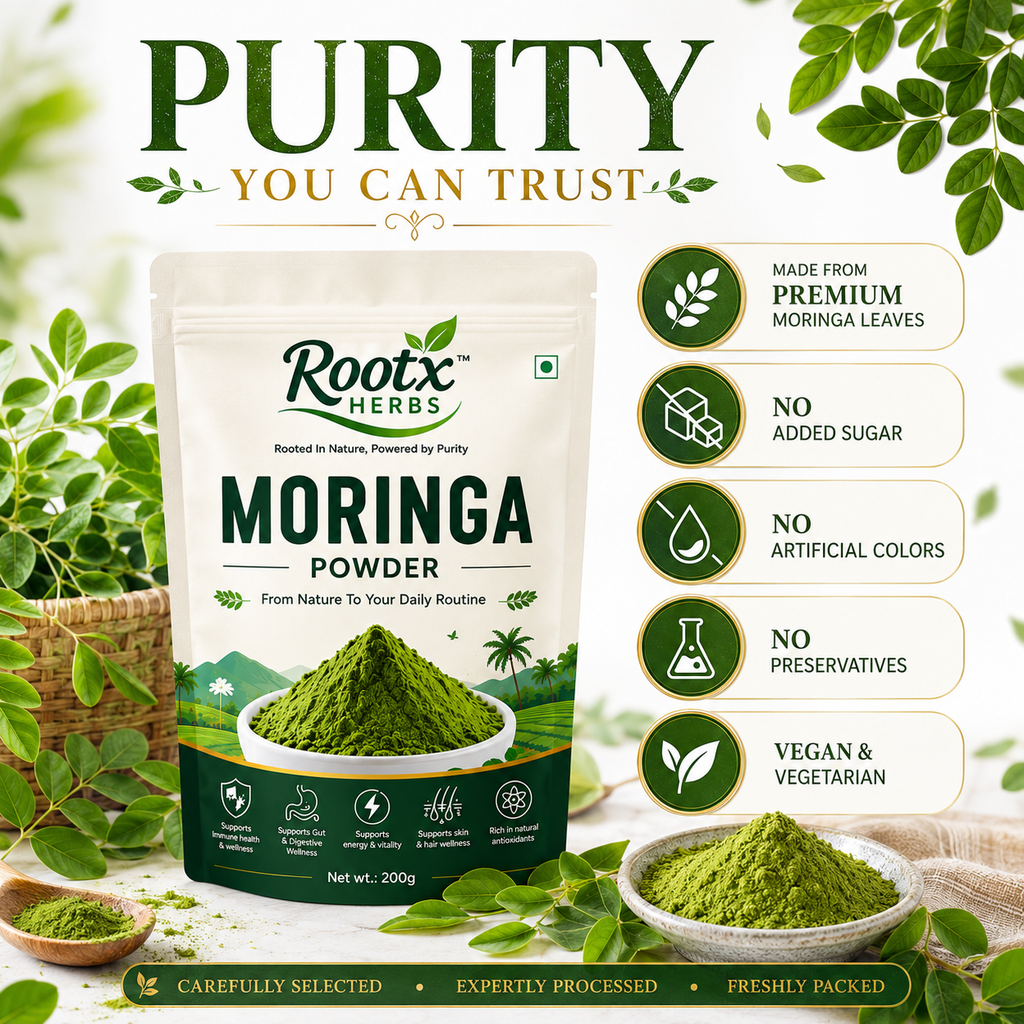Moringa Powder | Pure Natural Superfood & Daily Wellness Support